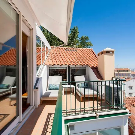 Santos River View Terrace Duplex Lägenhet *