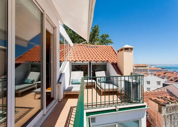Santos River View Terrace Duplex Apartman *